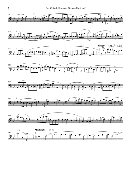 Der Geist Cello Part Page 2