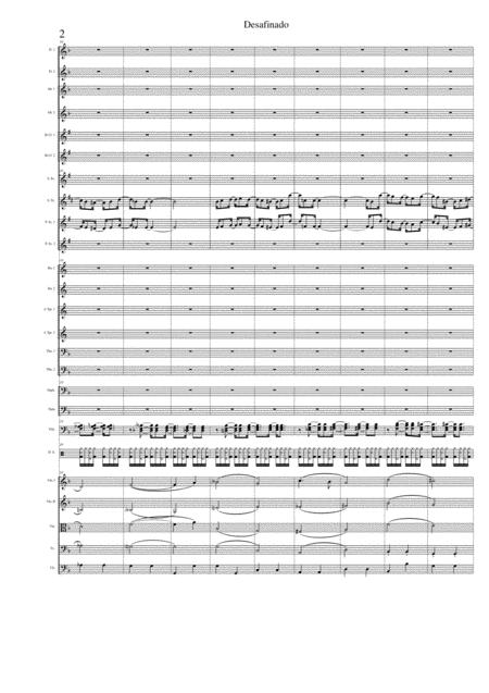 Desafinado Bossa Nova Orchestral Page 2