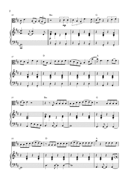 Despacito For Viola And Piano With Chords Page 2