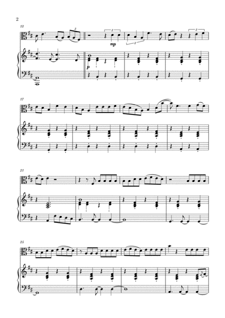 Despacito For Viola And Piano Page 2