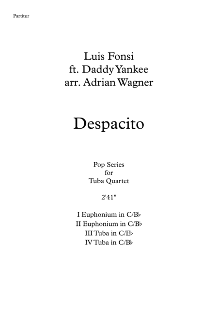 Despacito Tuba Quartet Arr Adrian Wagner Page 2