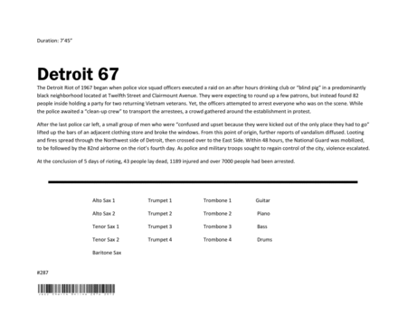 Detroit 67 Jazz Ensemble Page 2