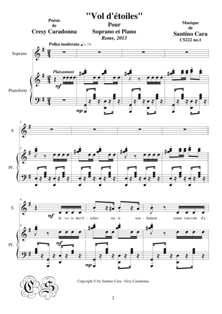 Deux Chansons D Amour Soprano Et Piano Page 2