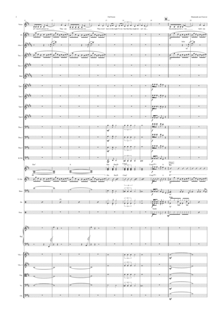 Diamonds Are Forever Vocal With Big Band And Optional Strings B Minor Page 2