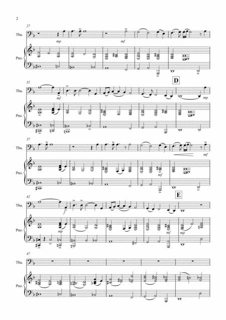 Didos Lament For Tuba And Piano Page 2