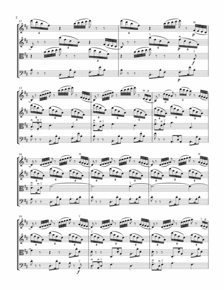 Die Walkre Act 3 Prelude For String Quartet Page 2