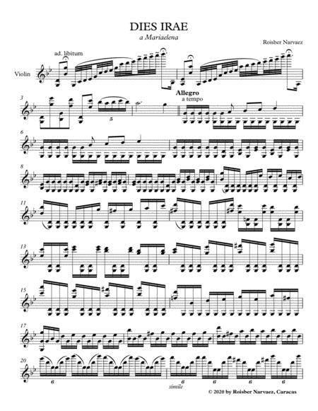 Dies Irae For Violin Solo Page 2