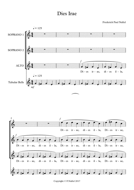 Dies Irae No 2 Of Three Sacred Songs Page 2
