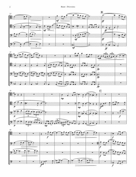 Diversions For Trombone Quartet Page 2