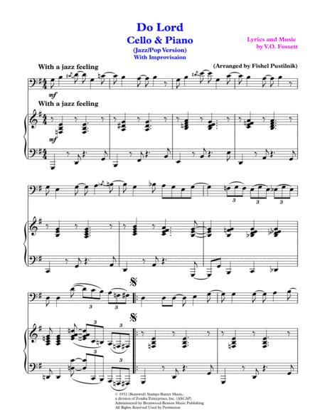 Do Lord For Cello And Piano With Improvisation Video Page 2