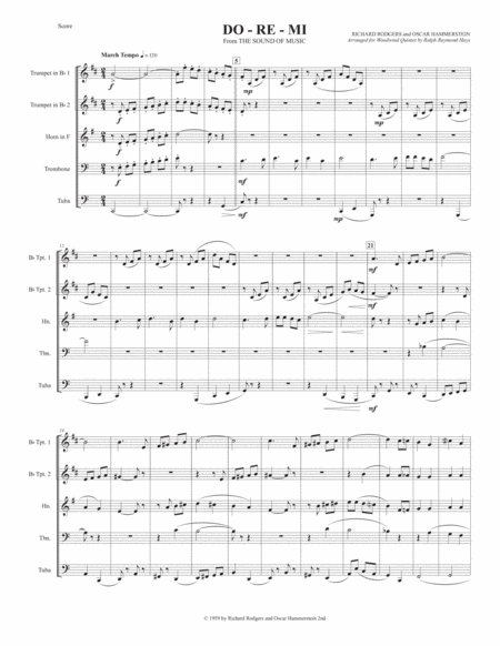 Do Re Mi For Brass Quintet Page 2