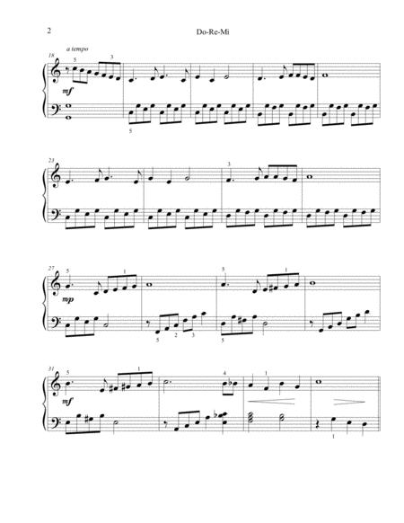 Do Re Mi From The Sound Of Music Intermediate Piano Page 2