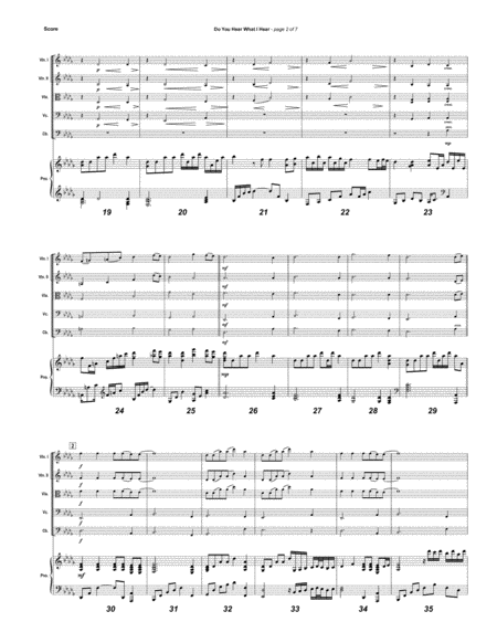 Do You Hear What I Hear Piano And Strings Page 2