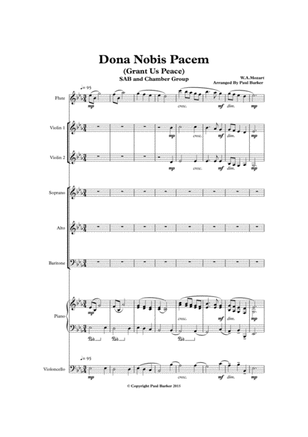 Dona Nobis Pacem Score And Parts Page 2