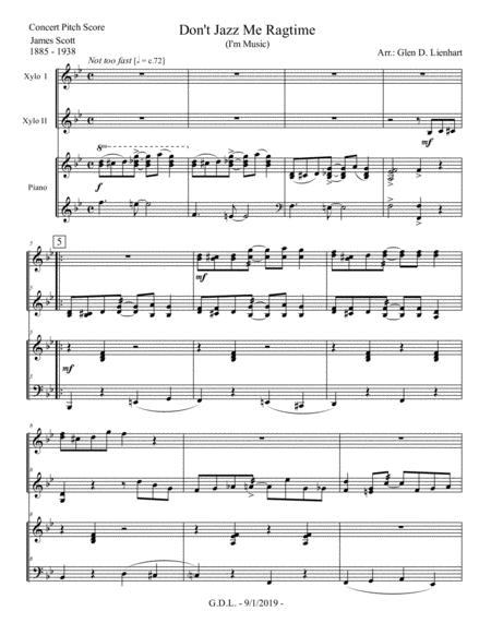 Dont Jazz Me Ragtime Page 2