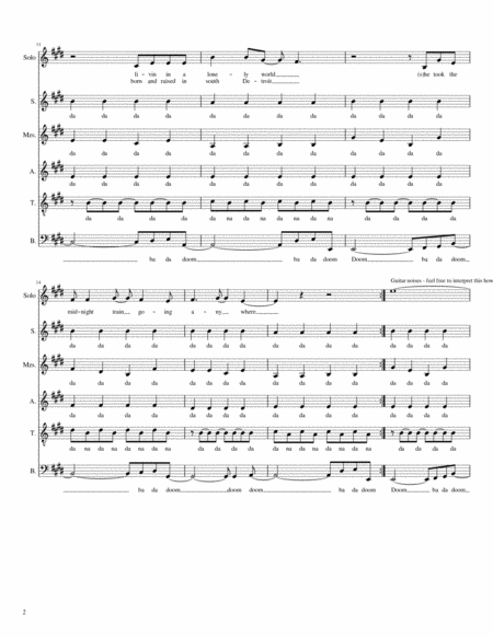 Dont Stop Believin Satb A Cappella Page 2