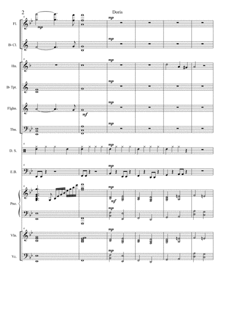 Doris Song For Chamber Orchestra Page 2