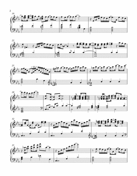 Douglas Bill Quiet Moon Solo Piano Page 2