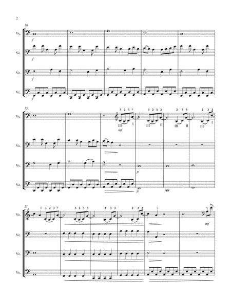 Dragostea Din Tei Numa Numa Song Cello Quartet O Zone Arr Cellobat Recording Available Page 2