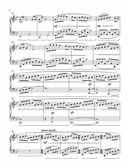 Dream 6676 Solo Piano Version Page 2