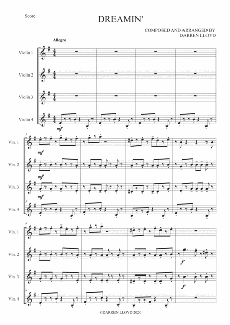 Dresmin Violin Quartet Page 2