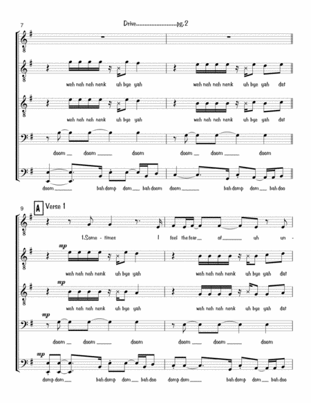 Drive Ttbb Acappella Page 2