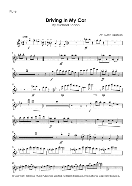 Driving In My Car Wind Quintet Page 2