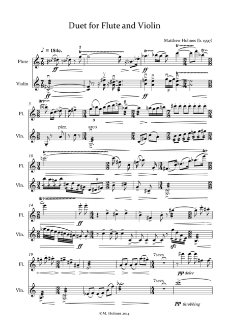 Duet For Flute And Violin Page 2