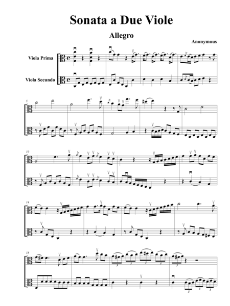 Duet For Two Violas Page 2