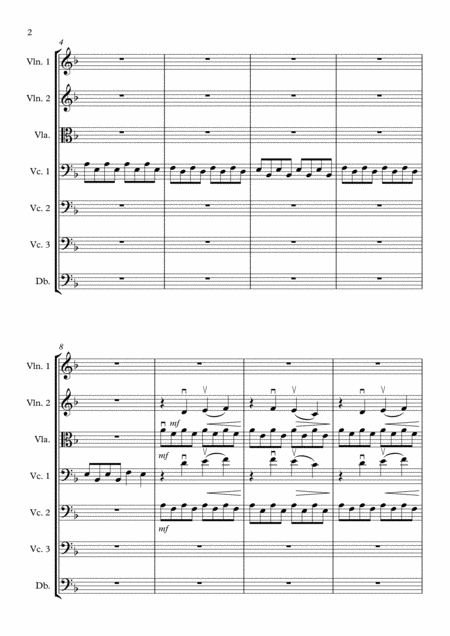 Dusk Departure Full String Ensemble Page 2