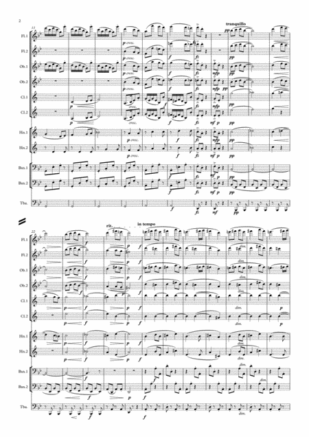 Dvorak Legends Op 59 Mvt 3 In G Minor Wind Dectet Page 2