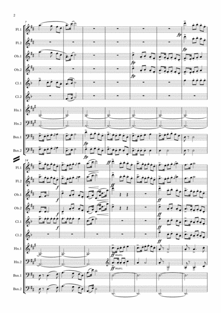 Dvorak Legends Op 59 Mvt 9 In D Wind Dectet Page 2