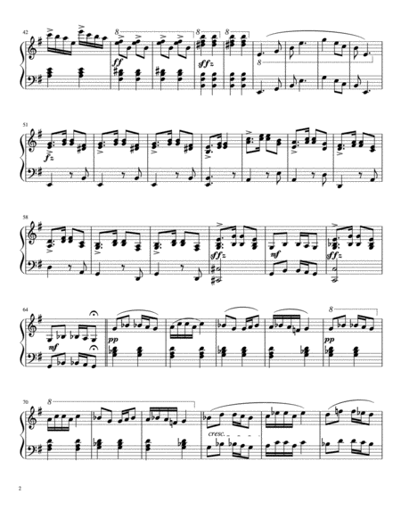 Dvoraks New World Symphony For Easy Piano Page 2