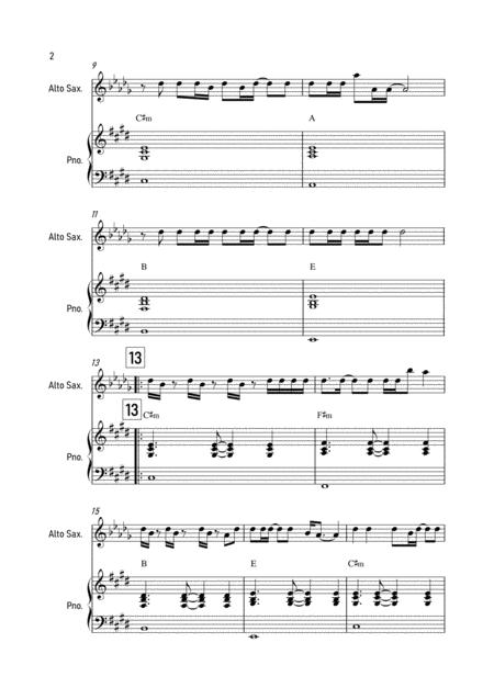 Dynamite Bts Alto Saxophone And Piano Page 2