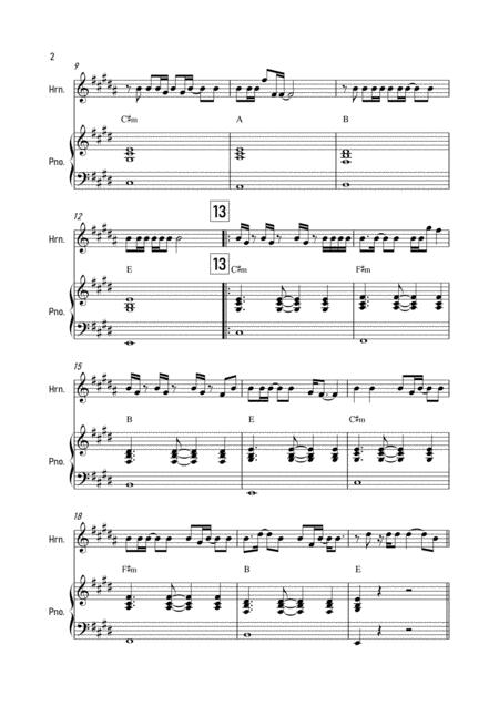 Dynamite Bts French Horn And Piano Page 2