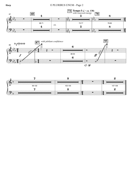 E Pluribus Unum Harp Page 2