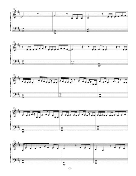 Earth Lil Dicky Sheet Music Easy Piano Page 2