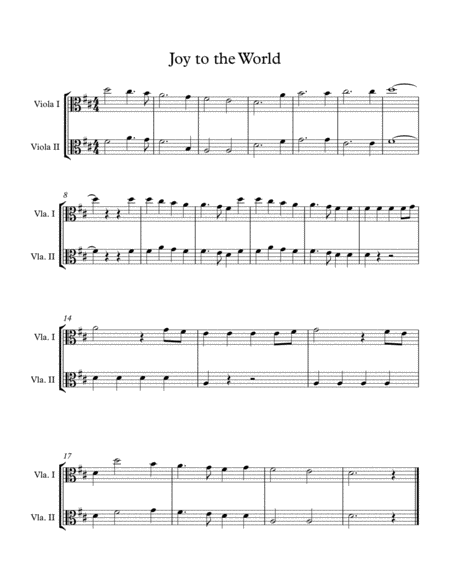 Easy Christmas Duets For Early Intermediate Viola Duet Volume 2 Page 2