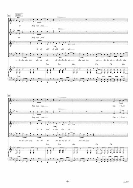 Easy Lover Satb Piano Page 2