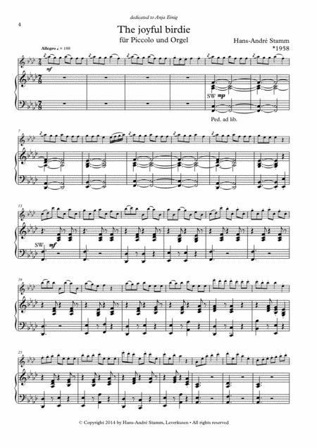 Eight Pieces For Flute And Organ Page 2