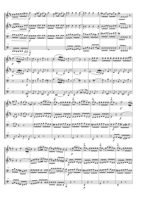 Eine Kleine Nachtmusik For Brass Quartet 1st Movement Page 2