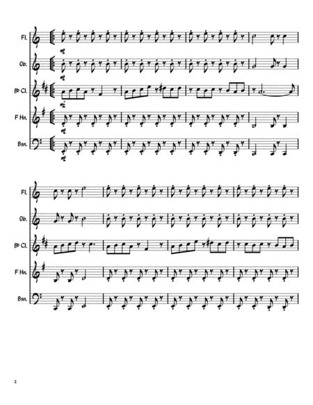 Eleanor Rigby Woodwind Quintet Page 2