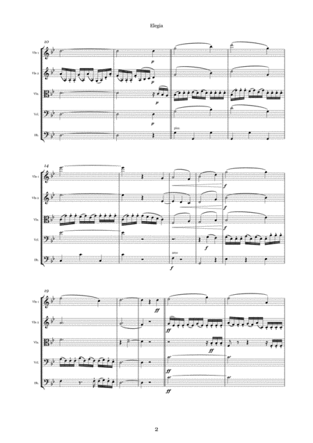 Elegia For Strings Page 2