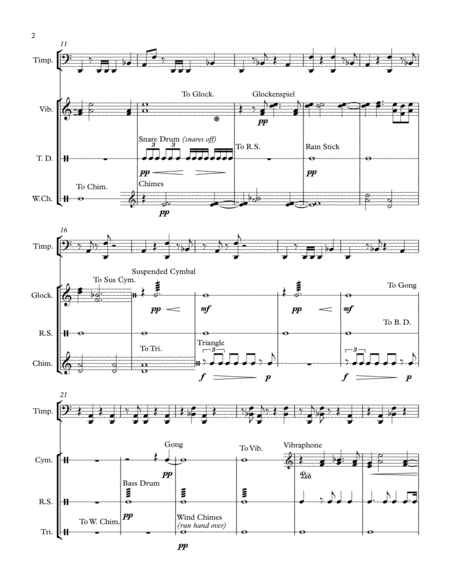 Elegy For Percussion Ensemble Page 2