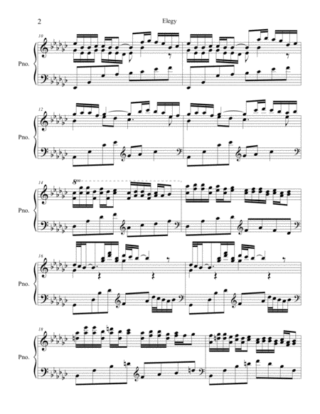 Elegy In E Flat Minor Page 2