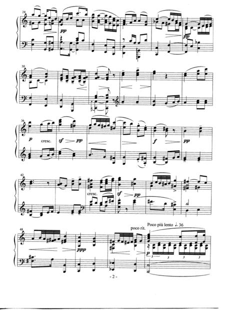 Elgar E Larghetto From Serenade Piano Solo Page 2