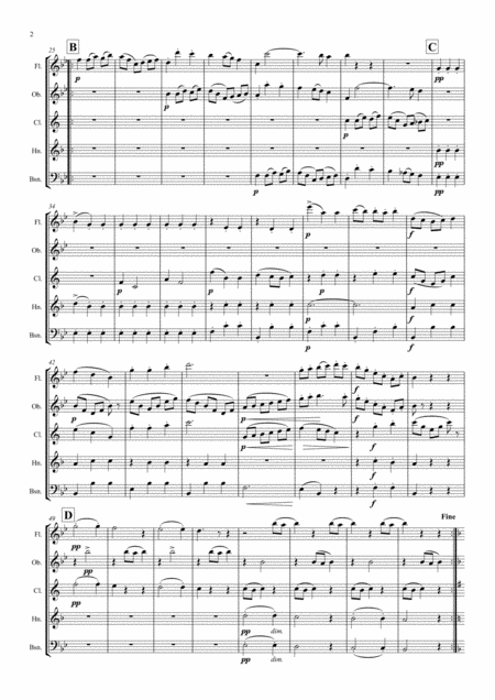 Elgar Four Dances For Wind Quintet Wind Quintet Page 2