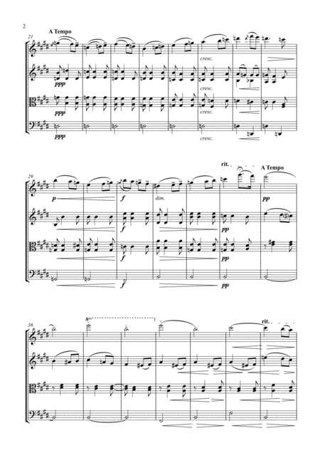 Elgar Salut D Amour String Quartet Page 2