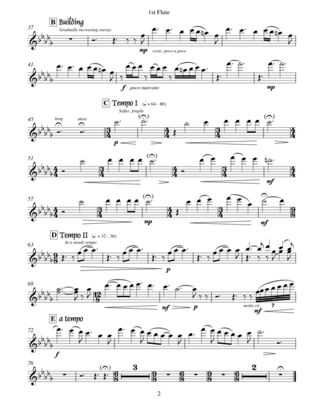 Embers For Wind Ensemble Page 2