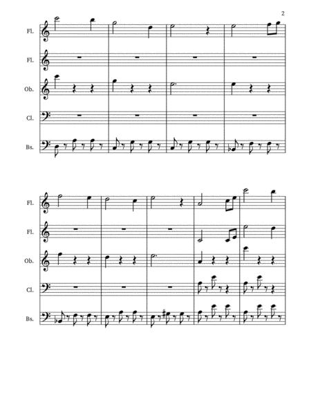 Empty Town For Woodwind Quintet Page 2